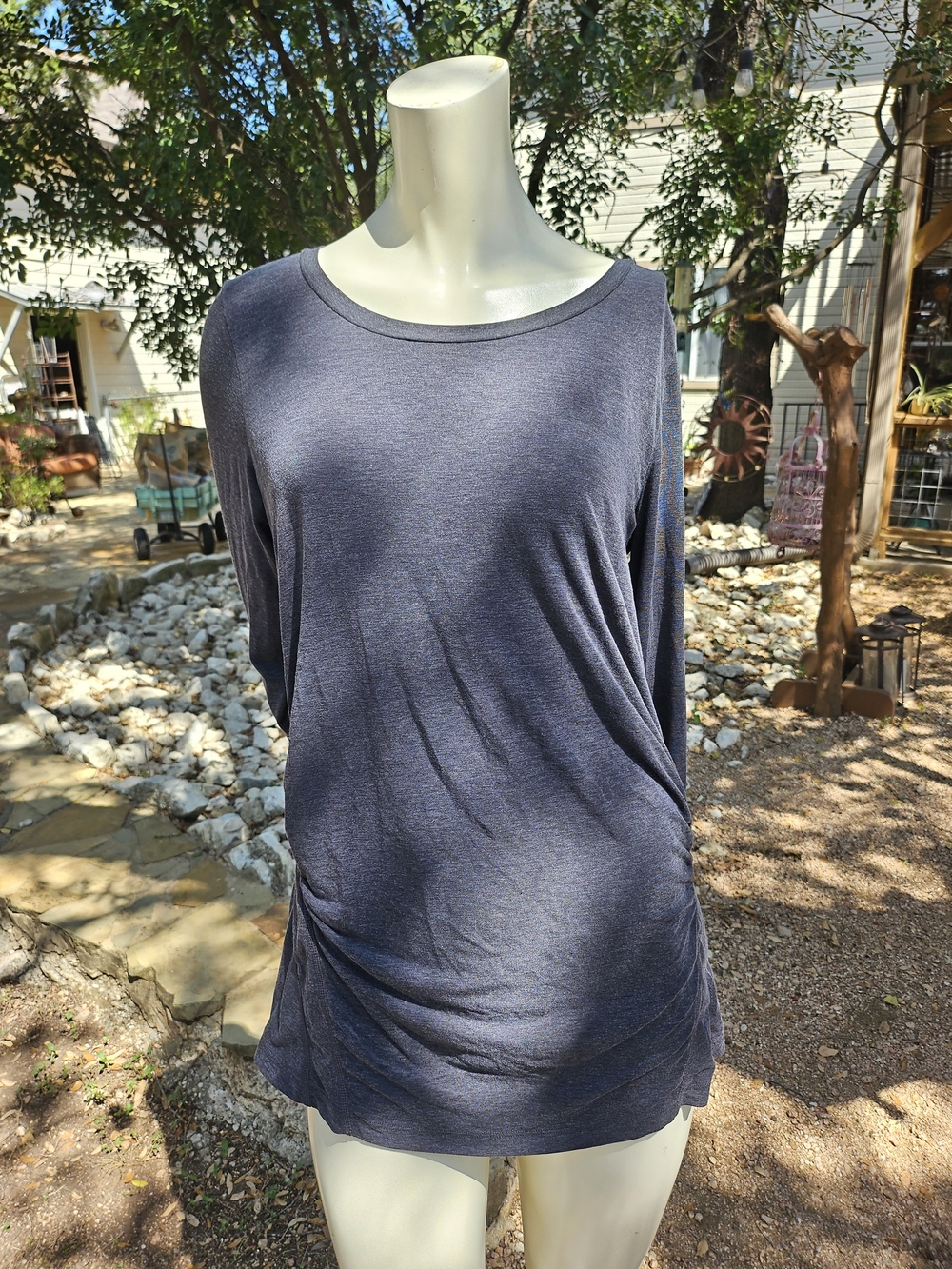 Gap Fit Breathe Women's Maternity Gray Sweater - Classic Casual Pullover L